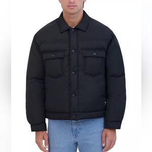 Hudson Men's Vintage Inspired Puffer Trucker Jacket